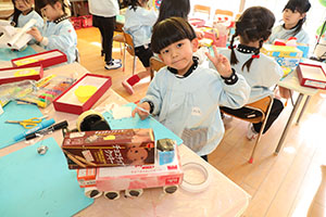 乗り物の制作🚙　ひまわり・A