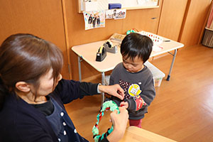 クリスマスの制作　あひる