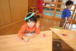 クリスマスの制作　あひる