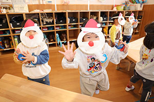 サンタさんに変身🎅　ぺんぎん