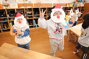 サンタさんに変身🎅　ぺんぎん