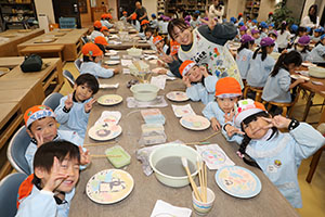 陶芸教室　楽しかったね　年長Ｃ・Ｄ・Ｅ　NO．2