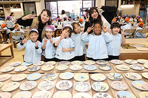 陶芸教室　楽しかったね　年長Ｃ・Ｄ・Ｅ　NO．2