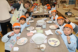 陶芸教室　楽しかったね　年長Ｃ・Ｄ・Ｅ　NO．2