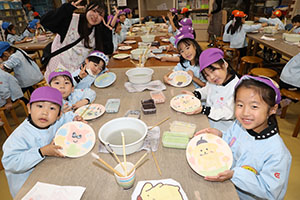 陶芸教室　楽しかったね　年長Ｃ・Ｄ・Ｅ　NO．2