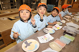 陶芸教室　楽しかったね　年長Ｃ・Ｄ・Ｅ　NO．1