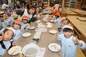 陶芸教室　楽しかったね　年長Ｃ・Ｄ・Ｅ　NO．1