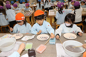 陶芸教室　楽しかったね　年長Ｃ・Ｄ・Ｅ　NO．1