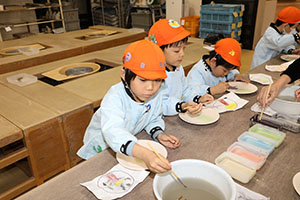 陶芸教室　楽しかったね　年長Ｃ・Ｄ・Ｅ　NO．1