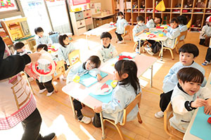 サンタさんの制作　りす