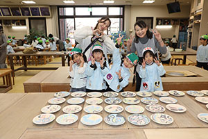 陶芸教室　楽しかったね　年長A・B　NO．2