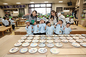 陶芸教室　楽しかったね　年長A・B　NO．2