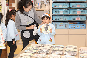 陶芸教室　楽しかったね　年長A・B　NO．2