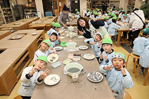 陶芸教室　楽しかったね　年長A・B　NO．2