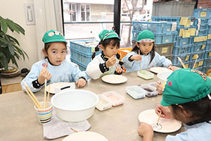 陶芸教室　楽しかったね　年長A・B　NO．1