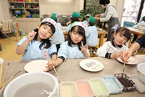 陶芸教室　楽しかったね　年長A・B　NO．1