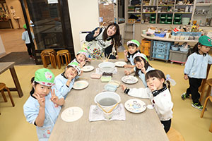 陶芸教室　楽しかったね　年長A・B　NO．1