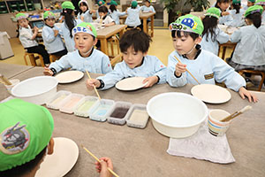 陶芸教室　楽しかったね　年長A・B　NO．1