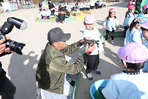ふれあい動物園　たのしかったね　年中組　ひよこ・あひる・ぺんぎん　NO.1