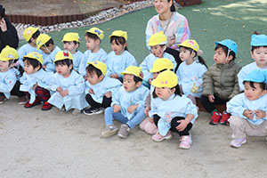 ふれあい動物園　たのしかったね　年中組　ひよこ・あひる・ぺんぎん　NO.1