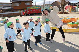 ふれあい動物園　たのしかったね　年長組