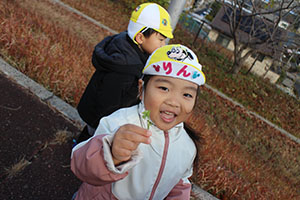 お散歩へでかけました　りす・ぱんだ