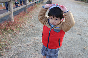 お散歩へでかけました　りす・ぱんだ