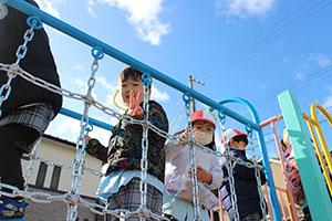 お散歩へでかけました　りす・ぱんだ