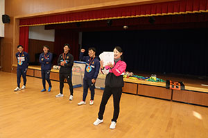 ヴィアティン三重　サッカー教室が開かれました　E・全クラス集合写真