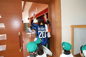 ヴィアティン三重　サッカー教室が開かれました　A・B