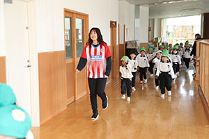 ヴィアティン三重　サッカー教室が開かれました　A・B