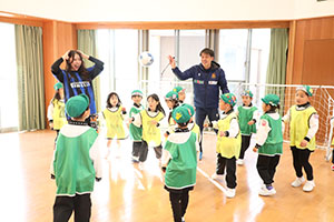 ヴィアティン三重　サッカー教室が開かれました　A・B