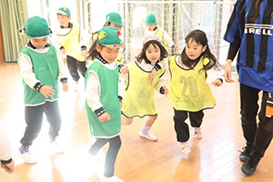 ヴィアティン三重　サッカー教室が開かれました　A・B