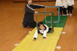 体操教室 　ー跳び箱ー　きりん