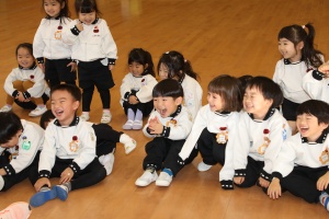 体操教室 　ー跳び箱ー　きりん