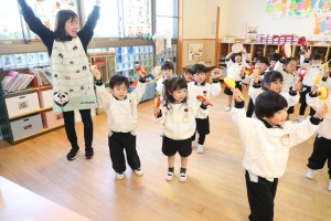 楽器で遊びました🎵　きりん