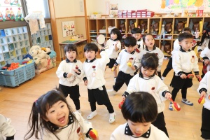 楽器で遊びました🎵　きりん