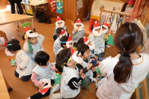 サンタさんに変身！🎅　ひよこ