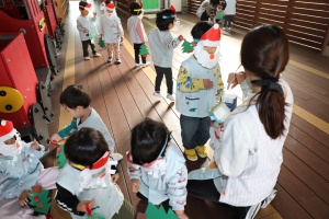 サンタさんに変身！🎅　ひよこ