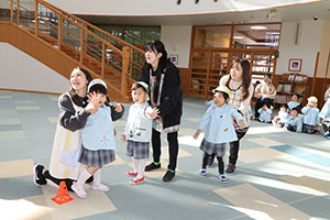 リレー楽しかったね　こあら・ことり・ぱんだ