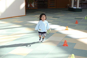 リレー楽しかったね　こあら・ことり・ぱんだ