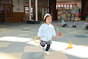 リレー楽しかったね　こあら・ことり・ぱんだ