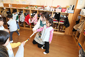 電車ごっこ　ひよこ