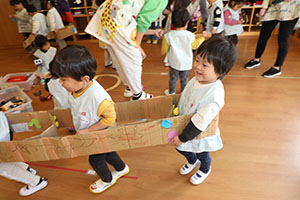 電車ごっこ　ひよこ