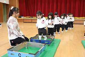 体操教室 　ー跳び箱ー　りす