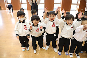 体操教室 　ー跳び箱ー　りす