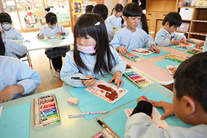 日本の伝統　ー年賀状・足湯ー　E