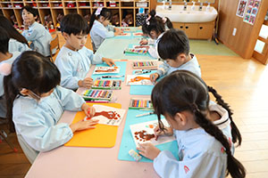 日本の伝統　ー年賀状・足湯ー　E