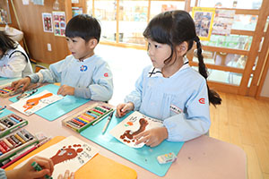 日本の伝統　ー年賀状・足湯ー　E