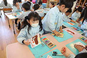 日本の伝統　ー年賀状・足湯ー　E